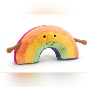 Jellycat Amuseables Rainbow Stuffed Toy, Medium 12.5 inches - Rainbow Plush